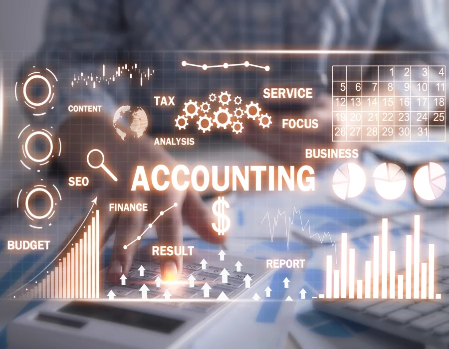financial-graphs-accountant-working-desk-using-calculator-accounting